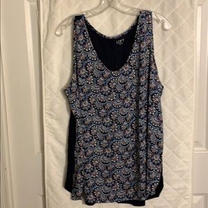 LOFT floral tank/ camisole